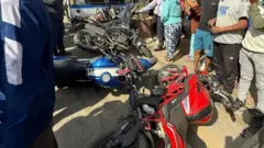 दुई मोटरसाइकल जुध्दा भएको दुर्घटना