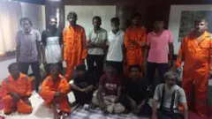 ஓமனில் உள்ள இந்திய தூதரகம் மீட்டெடுக்கப்பட்ட பணியாளர்களின் புகைப்படங்களை எக்ஸ் தளத்தில் பதிவிட்டுள்ளது