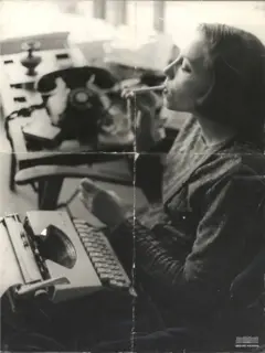 Clarice Lispector em uma foto de 1968.