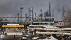 Пожар на НПЗ в Рязани в марте 2024