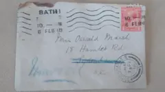 ብ1916 ካብ ዓዲ እንግሊዝ ዝተላእከት ደብዳበ