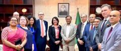 দ্বাদশ নির্বাচনের পর যুক্তরাষ্ট্রের প্রতিনিধিদল পররাষ্ট্রমন্ত্রীর সাথে দেখা করেছে
