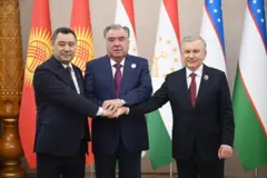 رهبران تاجیکستان، قیرقیزستان و ازبکستان