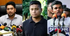 নাহিদ, হাসনাত,  আসিফ