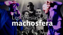 Un montaje en el que se ve a varios miembros de la "machosfera"
