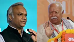 प्रियांक खरगे आणि मोहन भागवत