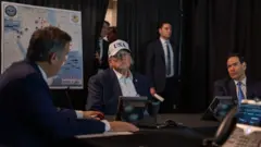 Trump en la Sala de Guerra