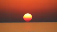 Sol no horizonte