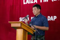 ၂၀၂၂ ခုနှစ်၊ အောက်တိုဘာလတုန်းက KIA ဌာနချုပ် လိုင်ဇာမြို့က ပွဲတစ်ခုမှာ မြင်တွေ့ရတဲ့ KIA ဒုတိယဗိုလ်ချုပ်ကြီး ဂွန်မော်