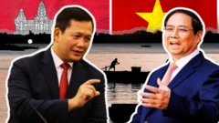 Minh họa Thủ tướng Hun Manet và Thủ tướng Chính