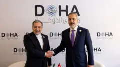 Dışişleri Bakanı Hakan Fidan ile İran Dışişleri Bakanı Abbas Arakçi buluştu.