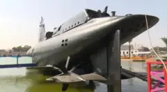 कराची के नेवी म्यूज़ियम में हैंगोर पनडुब्बी