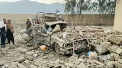 آثار حمله شبانه پاکستان در بهسود ننگرها