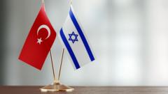 پرچم ترکیه و اسرائیل