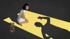 Ilustrasi korban kekerasan anak.