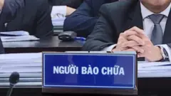 Hình minh họa luật sư bào chữa trong phiên tòa