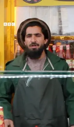 خوست کې یوځوان د احمد شاه مسعود په‌ څېره