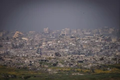 صورة للدمار في قطاع غزة 