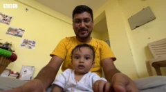પ્રવીણ અને બાળક