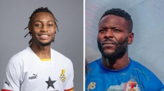 collage of Antoine Semenyo and Louis Mafouta