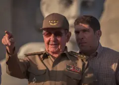 Raúl Guillermo y Raúl Castro