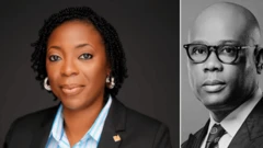 Foto of Bolaji Agbede and di late CEO Herbert Wigwe