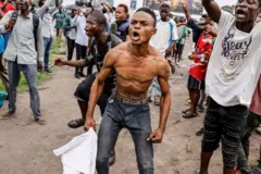 Abaje kwigaragambya batatanijwe na polisi i Kinshasa