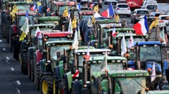 Convoy de tractores franceses