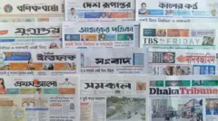 ঢাকা থেকে প্রকাশিত সংবাদপত্র।