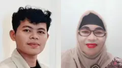 Foto kolase Fiki Mutakim (kiri) dan Aat Setiyawati (kanan).