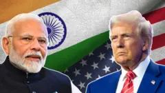पीएम मोदी और डोनाल्ड ट्रंप की तस्वीर