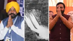 ਪੰਜਾਬ ਦੇ ਮੁੱਖ ਮੰਤਰੀ ਭਗਵੰਤ ਮਾਨ ਅਤੇ ਹਰਿਆਣਾ ਦੇ ਮੁੱਖ ਮੰਤਰੀ ਨਾਇਬ ਸੈਣੀ