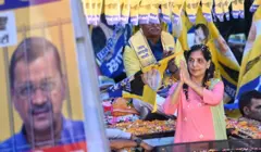 अरविंद केजरीवाल यांच्या पत्नी सुनीता केजरीवाल 