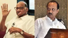 शरद पवार-अजित पवार 