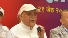 नेकपा एमालेको केन्द्रीय सङ्गठन विभागको आयोजनामा ‘सदस्यता नवीकरण तथा विस्तार उत्प्रेरणा’ विषयक दुईदिने राष्ट्रिय कार्यशालाको उद्घाटन सत्रमा बोल्दै एमाले अध्यक्ष एवं पूर्वप्रधानमन्त्री केपी शर्मा ओली 