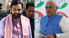 नायब सैनी और भूपेंद्र सिंह हुड्डा