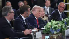 قادة أوروبيون يلتقون الرئيس الأمريكي ترامب والرئيس الأوكراني زيلينسكي في البيت الأبيض – واشنطن 18 أغسطس/ آب 2025