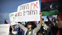 تظاهرة في ليبيا رفضا لعودة اليهود