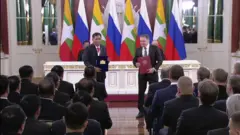 မြန်မာနဲ့ ရုရှား စာချုပ် ၁၀ ခု လက်မှတ်ထိုးခဲ့