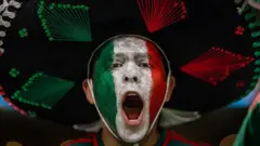 Fans timnas Meksiko