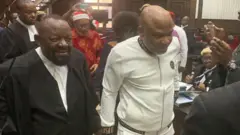 Nnamdi Kanu inside court February 2023
