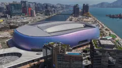 從半空俯瞰啟德體育園主場館（28/2/2025）