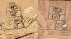 ਅਮਰੀਕੀ ਫੌਜੀ ਟਿਕਾਣਿਆਂ ਨੂੰ ਪਹੁੰਚੇ ਨੁਕਸਾਨ ਦੀਆਂ ਸੈਟੇਲਾਈਟ ਤਸਵੀਰਾਂ