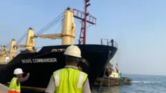 Urugendo rw'ubwato 'the Brave Commander' butwaye ibinyampeke rwateguwe na ONU 