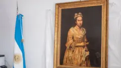 Slika italijanskog umetnika Đuzepea Gislandija nakon što je pronađena u Argentini