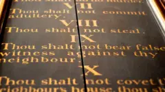 biblija, deset božijih zapovesti