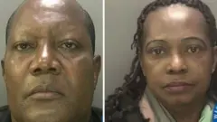 Michael Oluronbi da matarsa Juliana Oluronbi