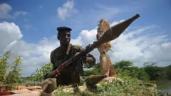 A Somali soldier