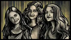 তিনজন রুশ কিশোরীর ছবি