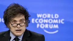 O presidente da Argentina, Javier Milei